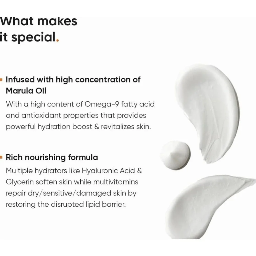 Minimalist Marula Oil 5% Moisturizer 50g Hyaluronic Acid Vitamin E New Boxed